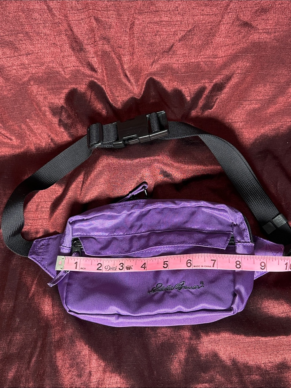 ✨💜 Eddie Bauer Royal Purple Belt Bag Fanny Pack Like New! 🎒 - Picture 6 of 8